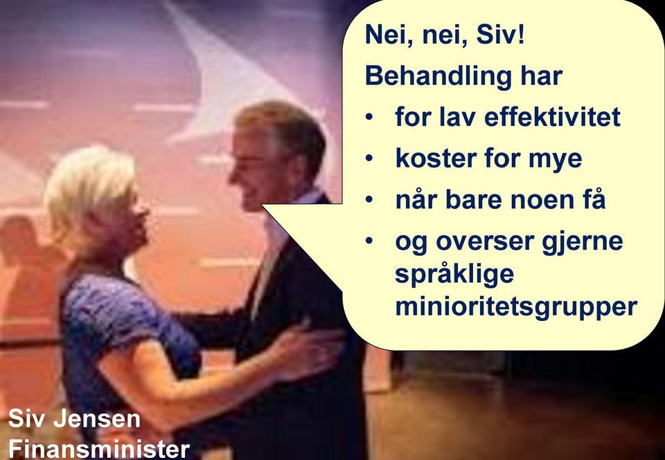 koster for mye når bare noen få og