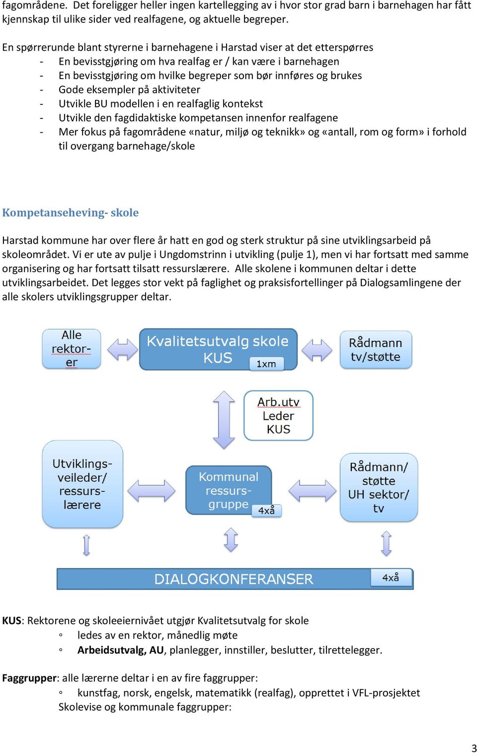 og brukes - Gode eksempler på aktiviteter - Utvikle BU modellen i en realfaglig kontekst - Utvikle den fagdidaktiske kompetansen innenfor realfagene - Mer fokus på fagområdene «natur, miljø og