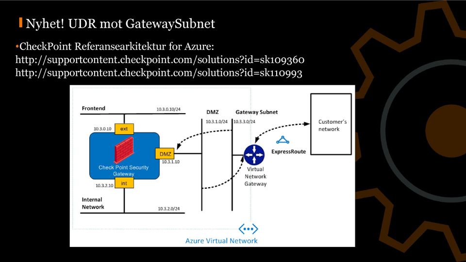 Referansearkitektur for Azure: