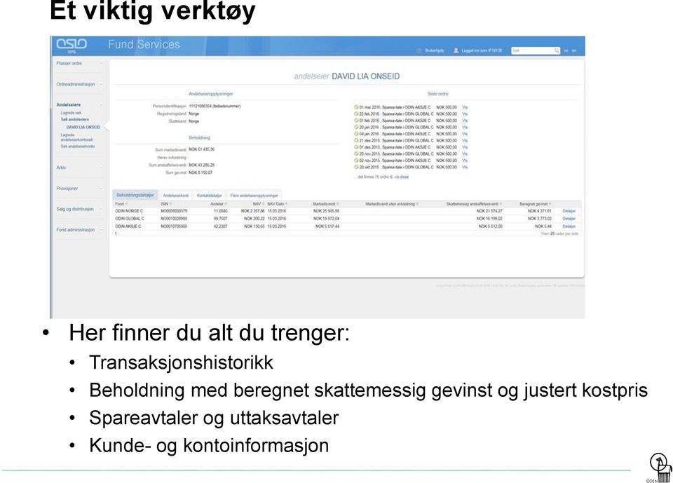 skattemessig gevinst og justert kostpris