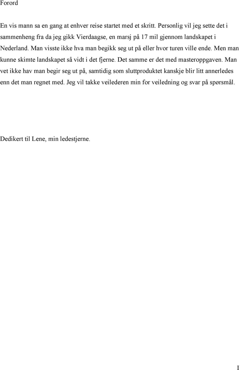 Man visste ikke hva man begikk seg ut på eller hvor turen ville ende. Men man kunne skimte landskapet så vidt i det fjerne.