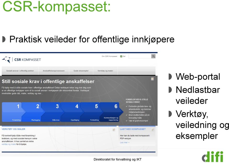 innkjøpere Web-portal