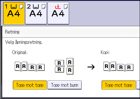 3. Kopiering Når du bruker Kopi-funksjonen Se s. 40 «[Kopi]-skjermen» for informasjon om hvordan du bruker programskjermen.