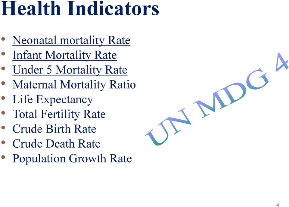 Mortality Ratio Life Expectancy Total Fertility