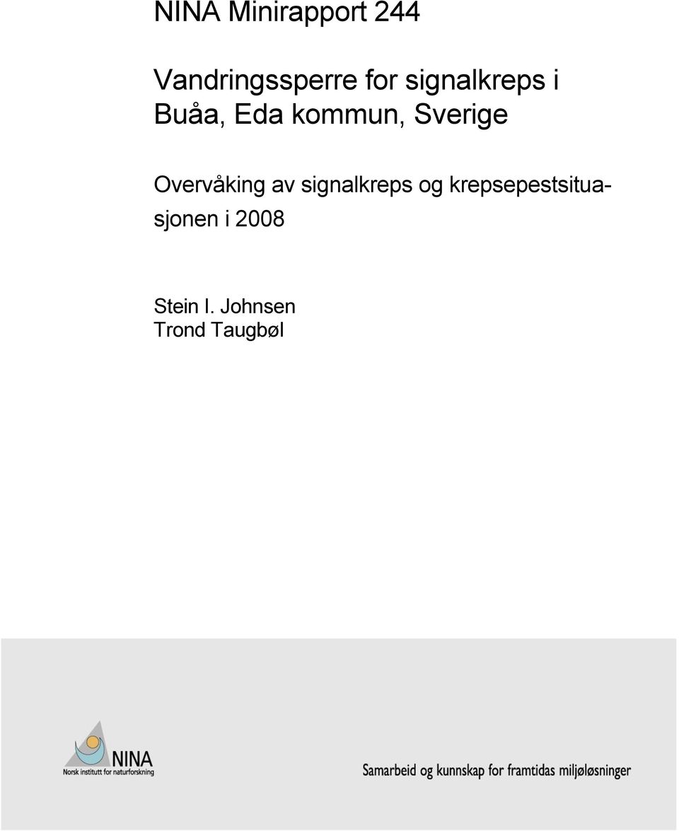 av signalkreps og