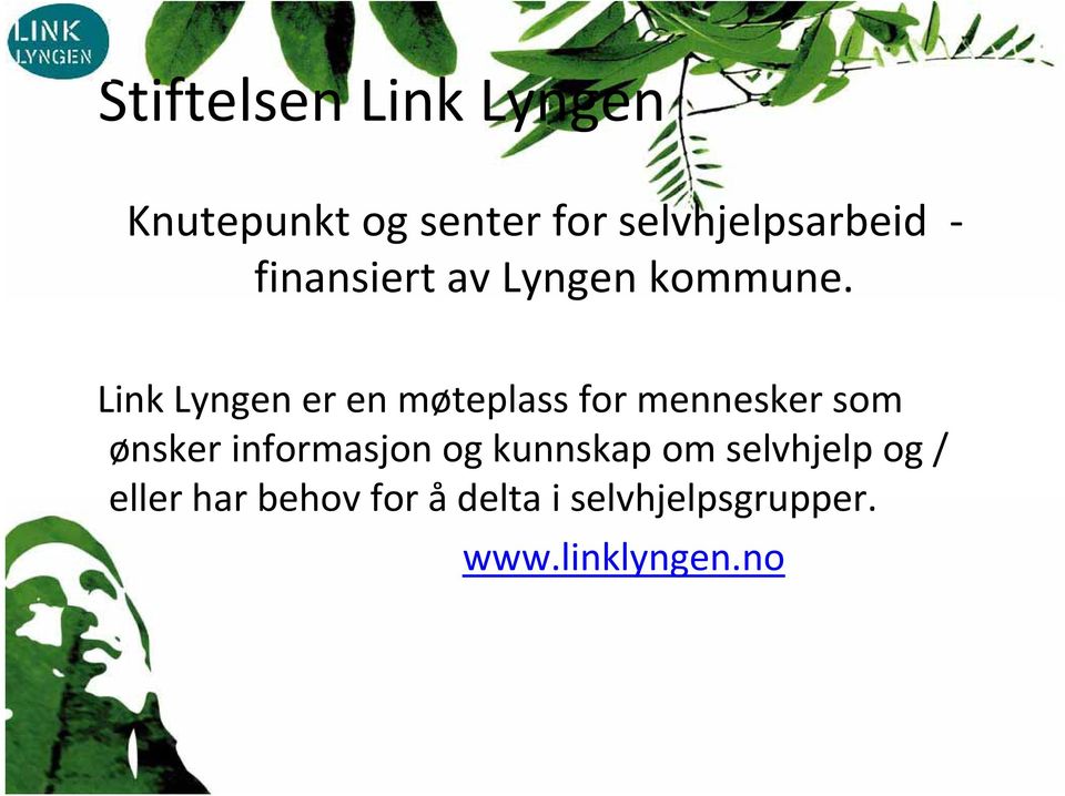 Link Lyngen er en møteplass formennesker som ønsker informasjon