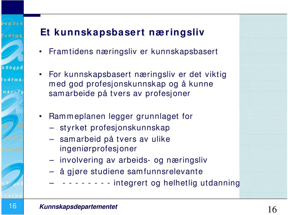 grunnlaget for styrket profesjonskunnskap samarbeid på tvers av ulike ingeniørprofesjoner involvering av