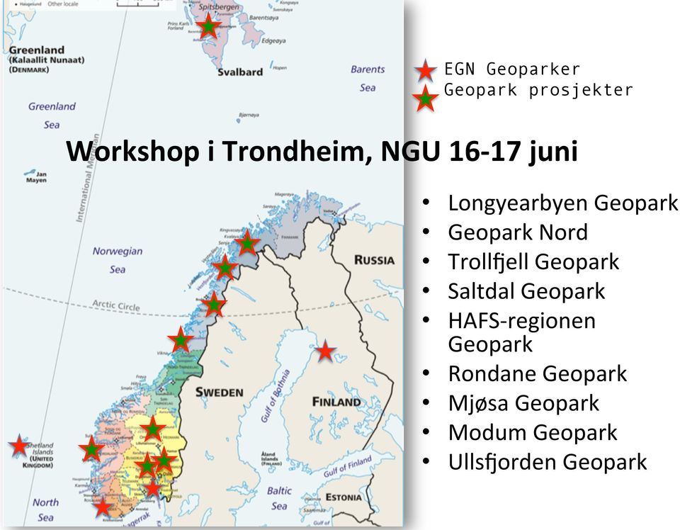 Trollvell Geopark Saltdal Geopark HAFS- regionen