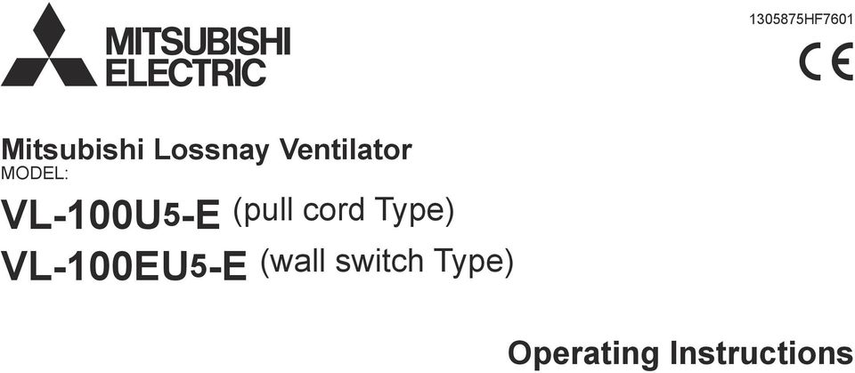 Type) VL-100U5-E VL-100EU5-E