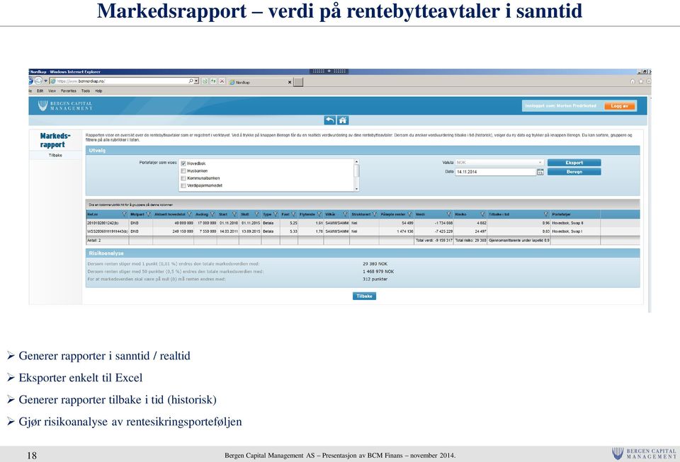 enkelt til Excel Generer rapporter tilbake i tid