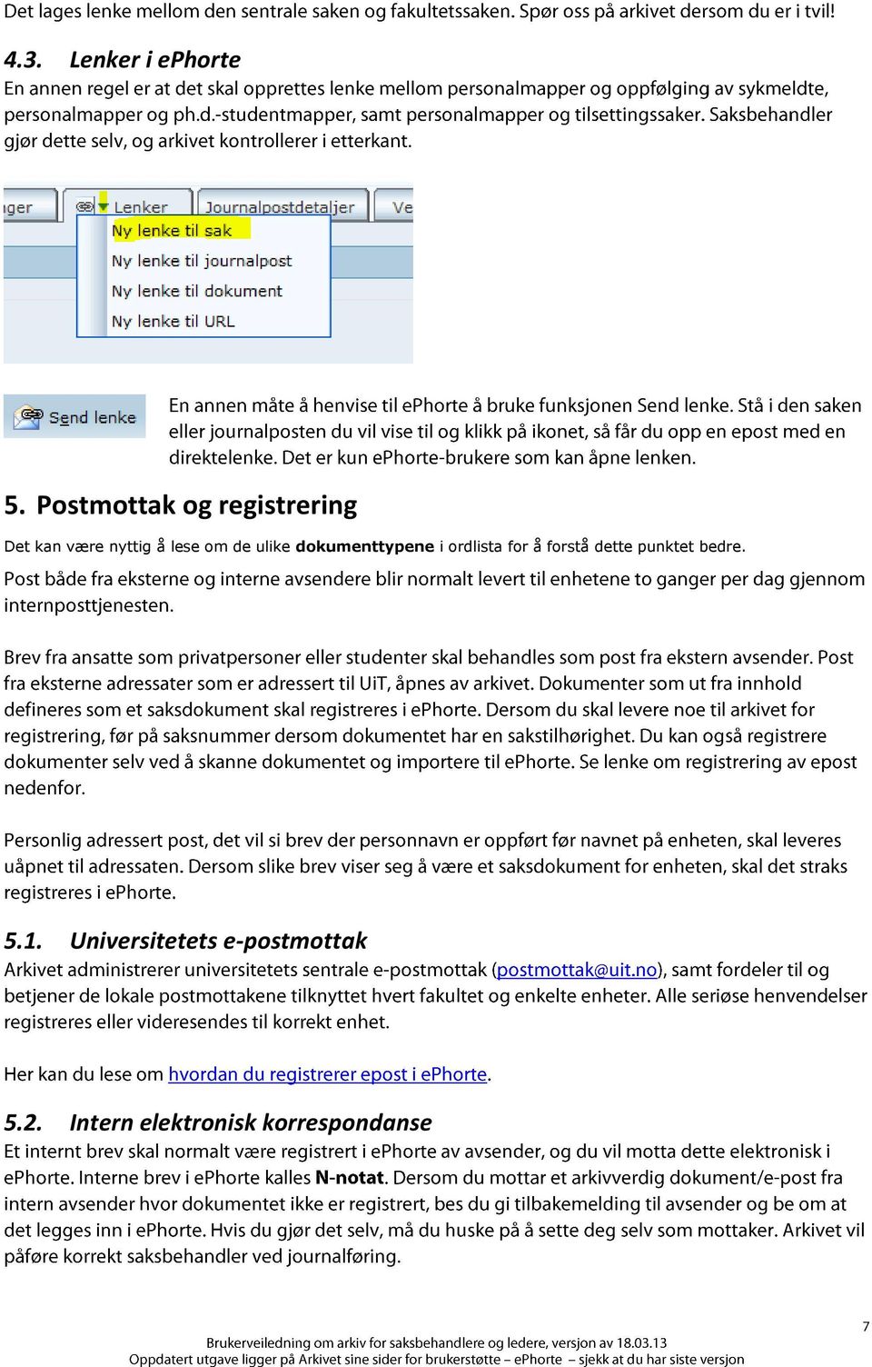 om de ulike dokumenttypene i ordlista for å forstå