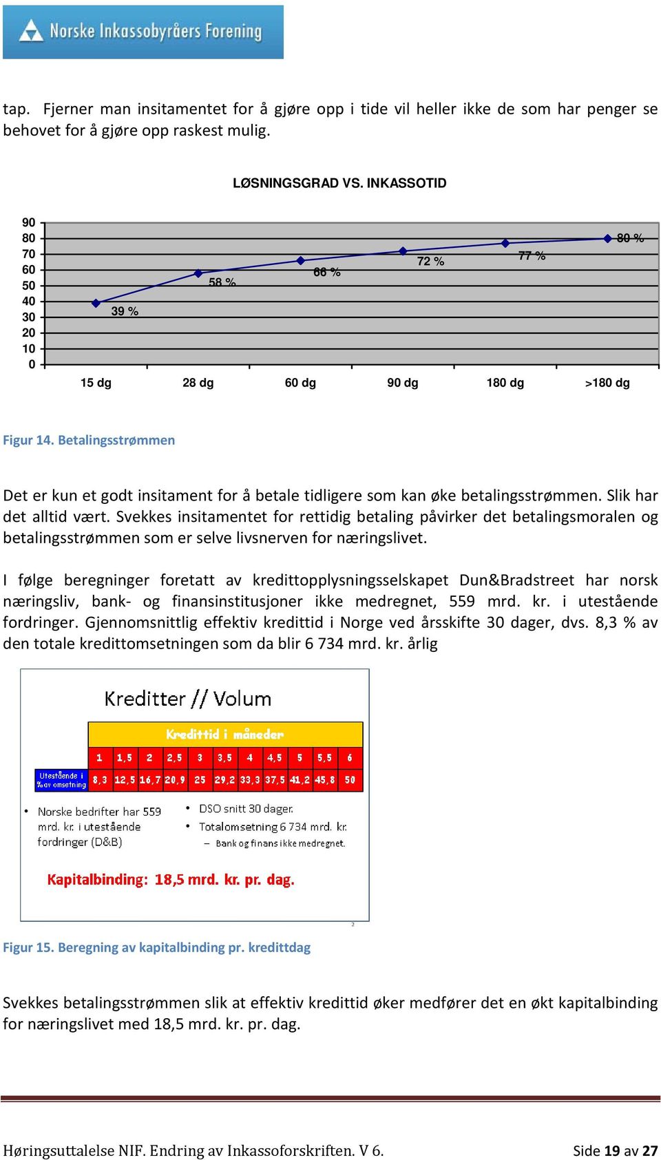 Betalingsstrømmen Det er kun et godt insitament for å betale tidligere som kan øke betalingsstrømmen. Slik har det alltid vært.