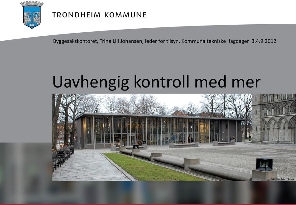 Kommunaltekniske fagdager 3.4.9.