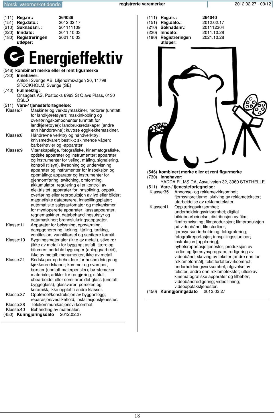 Maskiner og verktøymaskiner, motorer (unntatt for landkjøretøyer); maskinkobling og overføringskomponenter (unntatt for landkjøretøyer); landbruksredskaper (andre enn hånddrevne); kuvøse