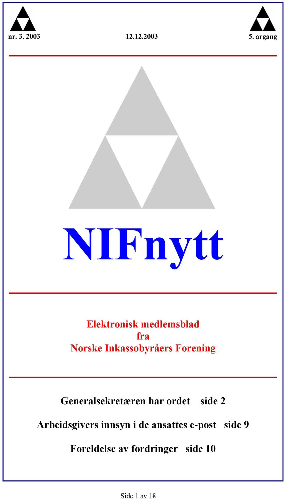 ordet side 2 Arbeidsgivers innsyn i de ansattes