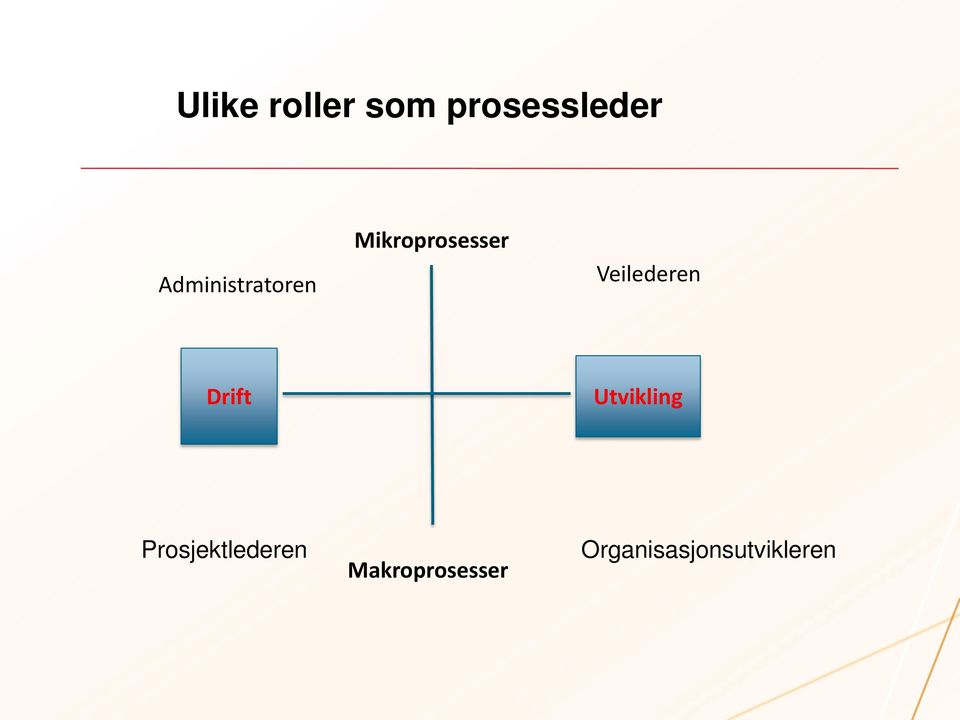 Veilederen Drift Utvikling