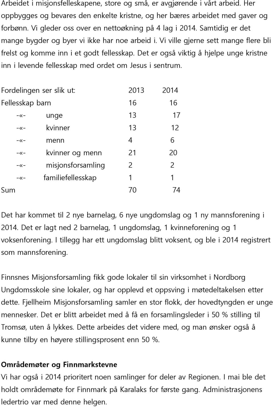 Det er også viktig å hjelpe unge kristne inn i levende fellesskap med ordet om Jesus i sentrum.