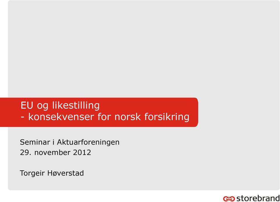 forsikring Seminar i