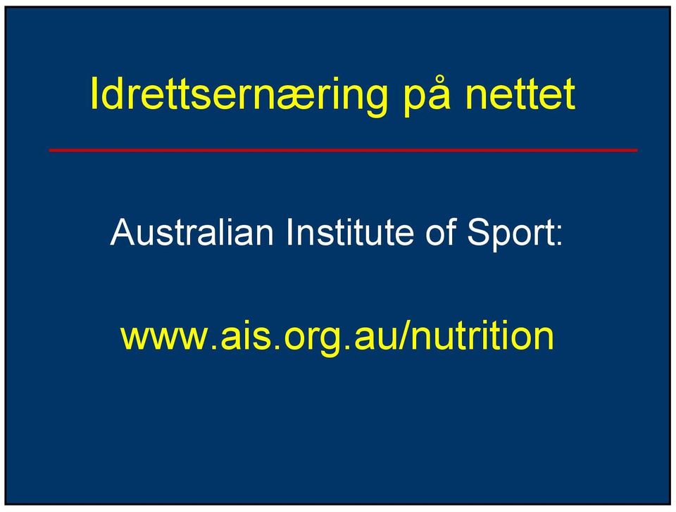 Institute of Sport: