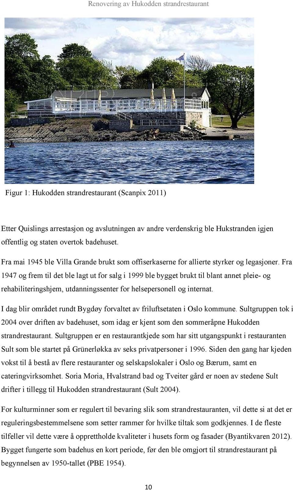 Fra 1947 og frem til det ble lagt ut for salg i 1999 ble bygget brukt til blant annet pleie- og rehabiliteringshjem, utdanningssenter for helsepersonell og internat.