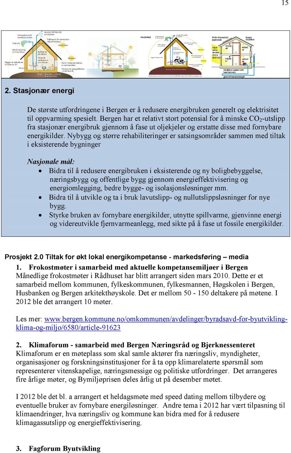 Nybygg og større rehabiliteringer er satsingsområder sammen med tiltak i eksisterende bygninger Nasjonale mål: Bidra til å redusere energibruken i eksisterende og ny boligbebyggelse, næringsbygg og