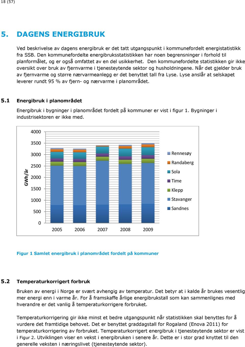 Den kommunefordelte statistikken gir ikke oversikt over bruk av fjernvarme i tjenesteytende sektor og husholdningene.