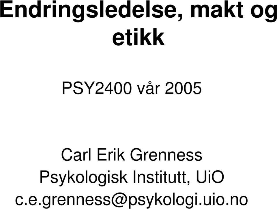 Grenness Psykologisk