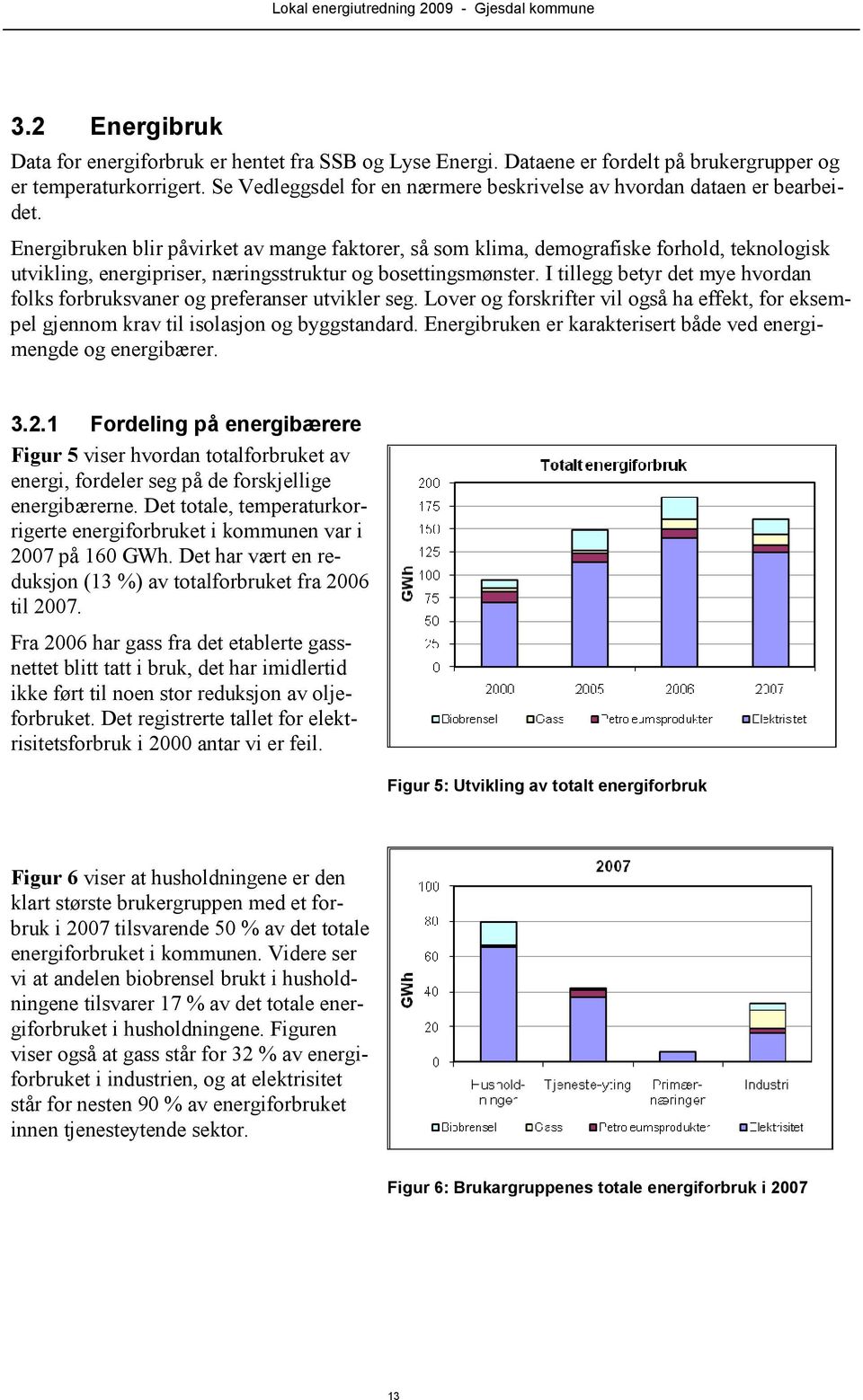 Energibruken blir påvirket av mange faktorer, så som klima, demografiske forhold, teknologisk utvikling, energipriser, næringsstruktur og bosettingsmønster.