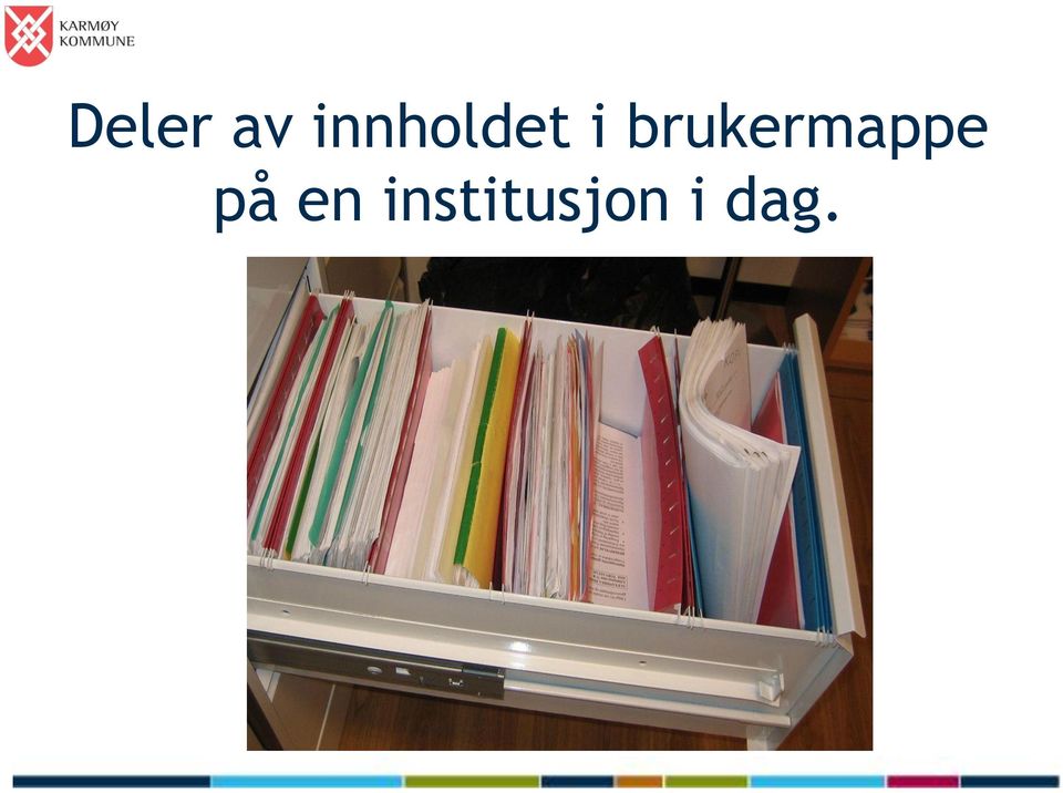 brukermappe på