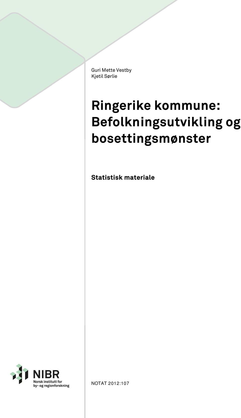 Befolkningsutvikling og