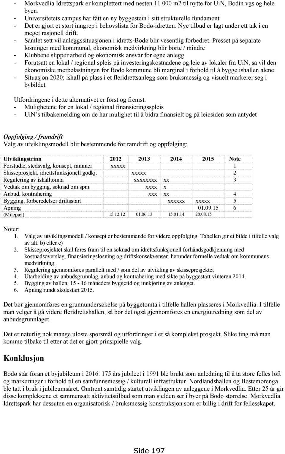 Nye tilbud er lagt under ett tak i en meget rasjonell drift. - Samlet sett vil anleggssituasjonen i idretts-bodø blir vesentlig forbedret.