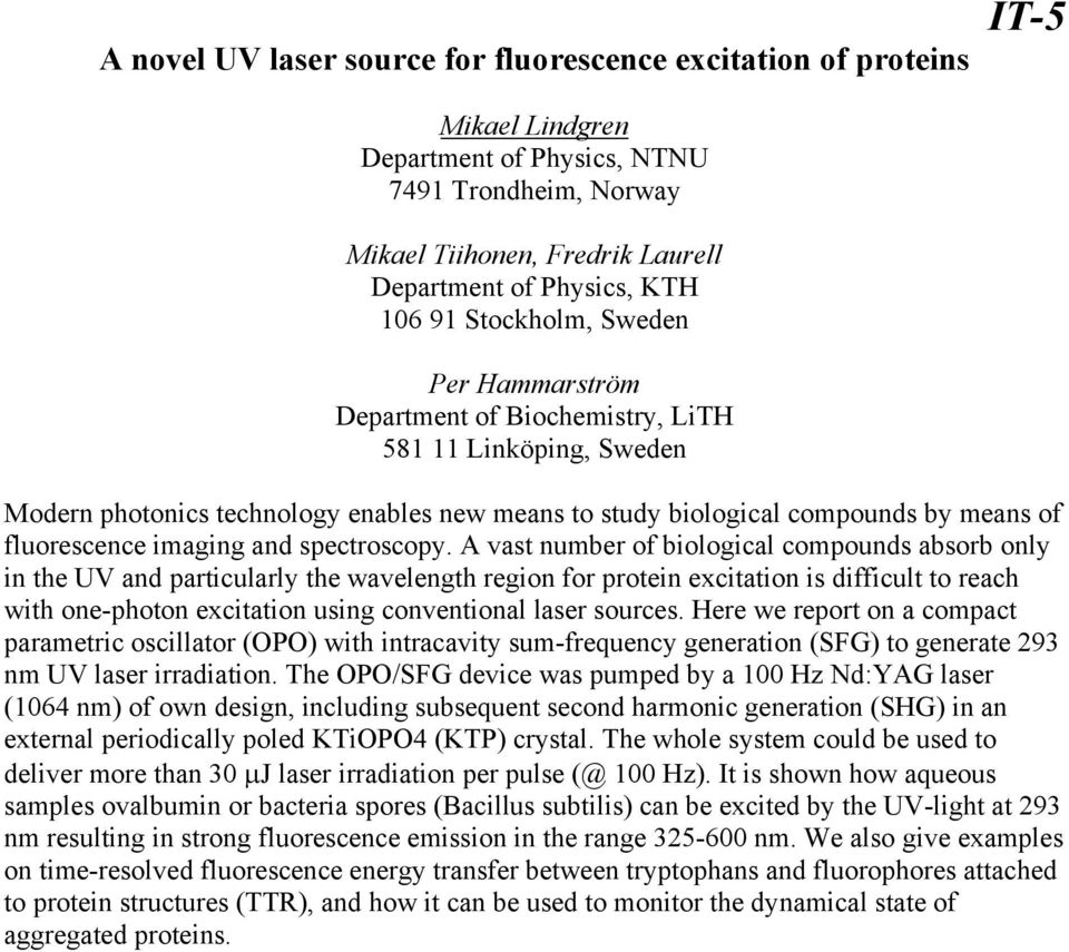 imaging and spectroscopy.