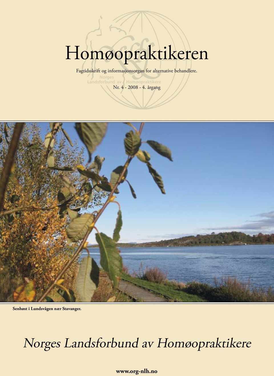 Norges Landsforbund av Homøopraktikere Nr. 4-2008 - 4.