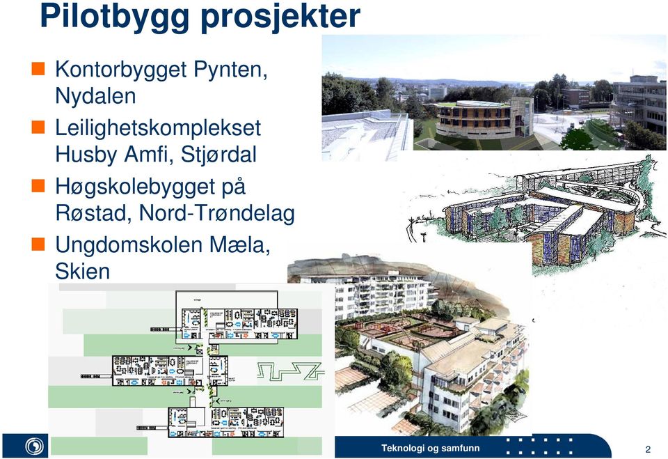 Husby Amfi, Stjørdal Høgskolebygget på