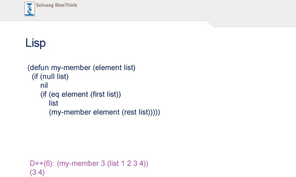 list)) list (my-member element (rest