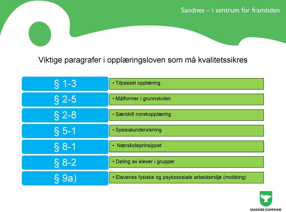 norskopplæring Spesialundervisning Nærskoleprinsippet NæTilpasset