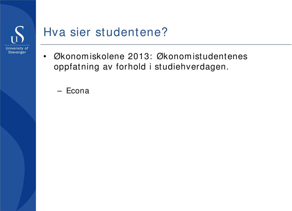 Økonomistudentenes