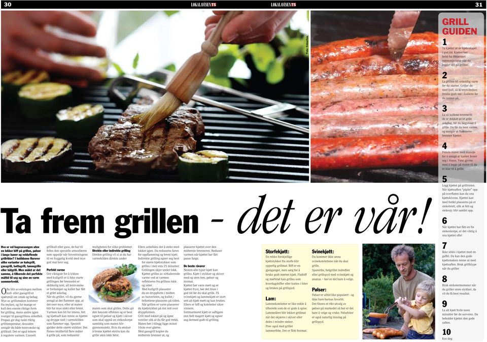 Ofte blir avveiningen mellom kull- eller gassgrill et spørsmål om smak og behag.