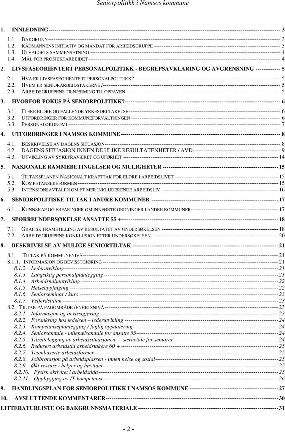 1.3. UTVALGETS SAMMENSETNING -------------------------------------------------------------------------------------------------------- 4 