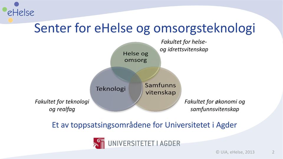 realfag Fakultet for økonomi og samfunnsvitenskap Et av