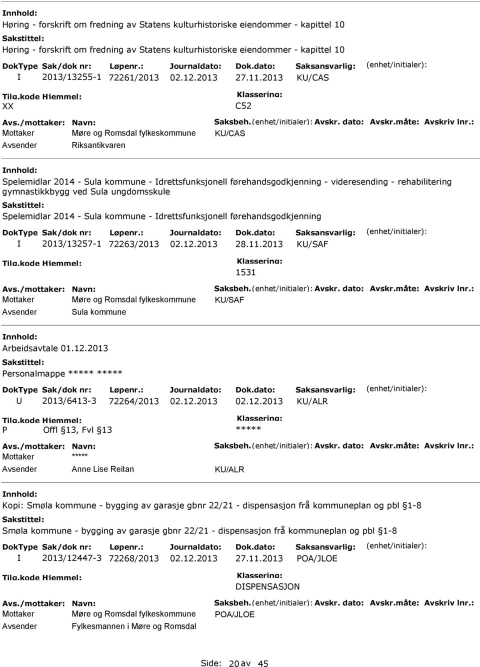 ungdomsskule Spelemidlar 2014 - Sula kommune - drettsfunksjonell førehandsgodkjenning 2013/13257-1 72263/2013 28.11.