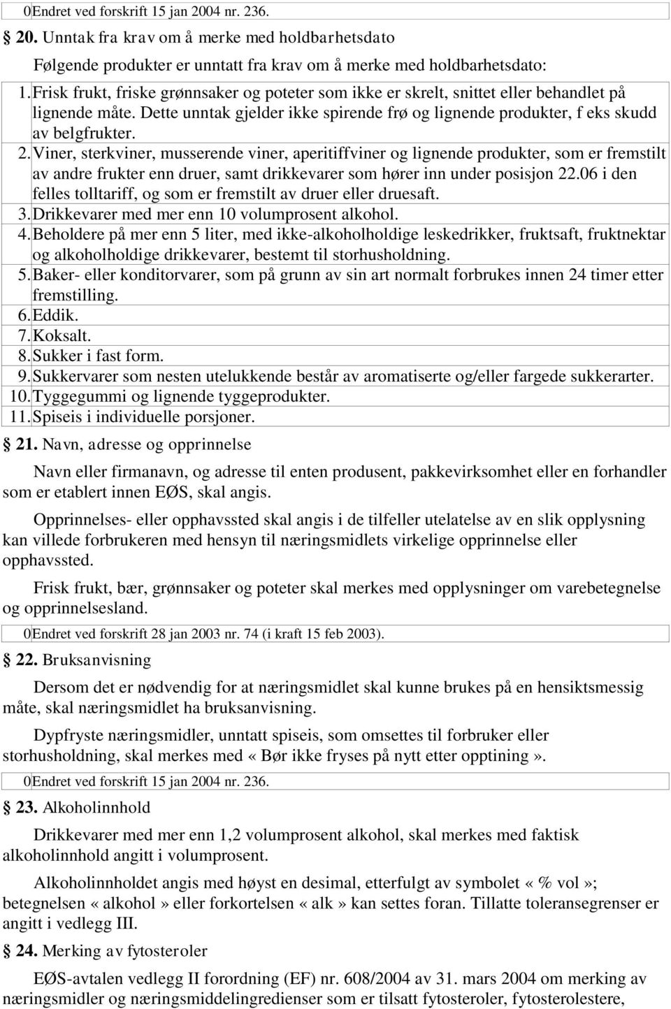 Viner, sterkviner, musserende viner, aperitiffviner og lignende produkter, som er fremstilt av andre frukter enn druer, samt drikkevarer som hører inn under posisjon 22.