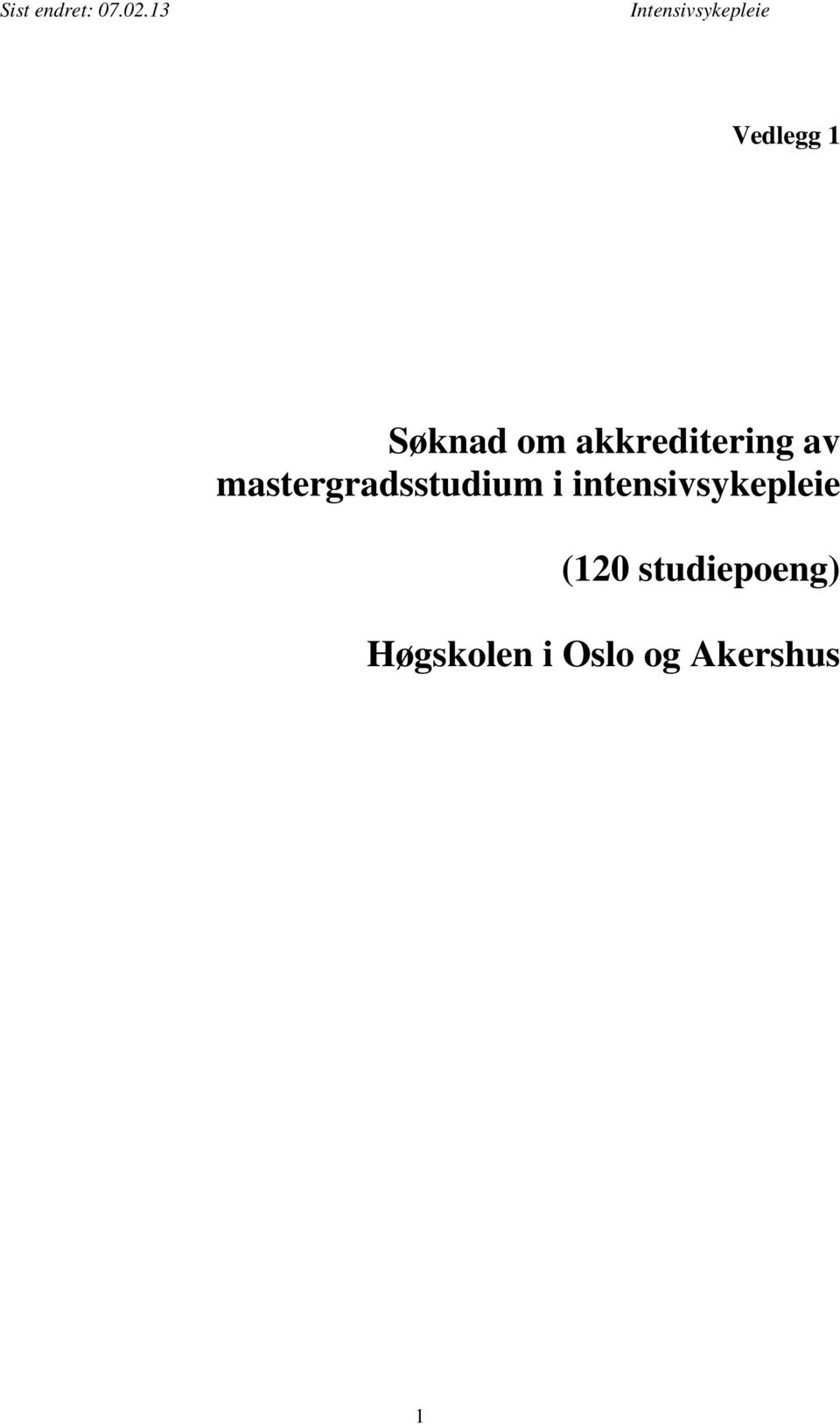 av mastergradsstudium i