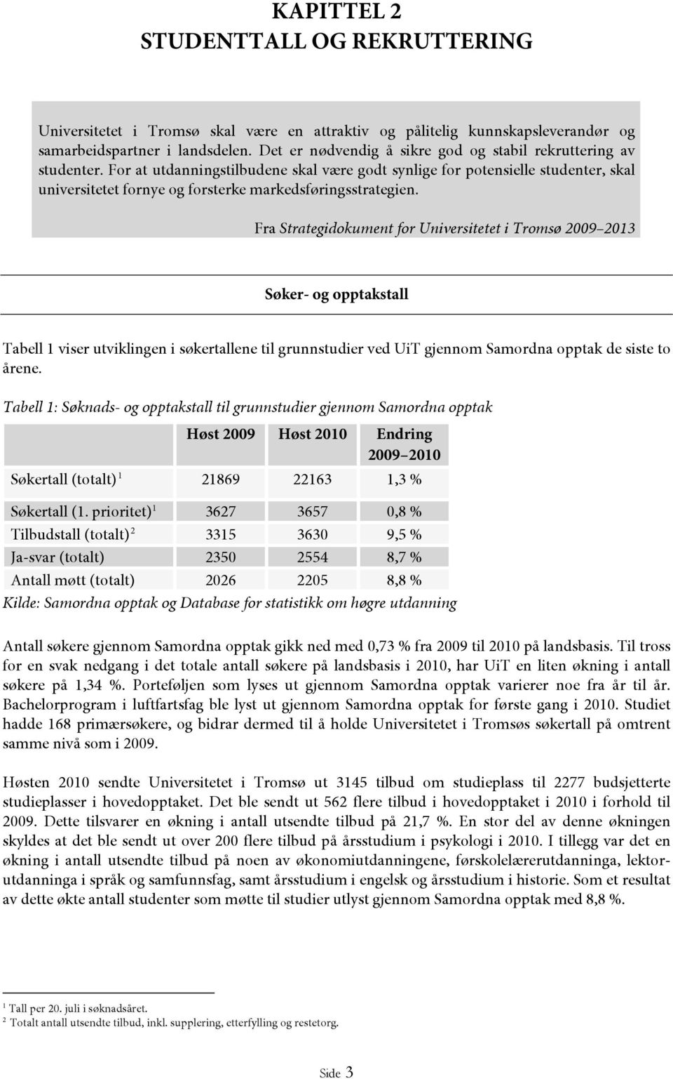 For at utdanningstilbudene skal være godt synlige for potensielle studenter, skal universitetet fornye og forsterke markedsføringsstrategien.