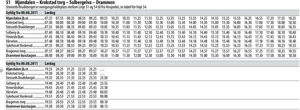 30 11.00 11.30 12.00 12.30 13.00 13.30 14.00 14.30 15.00 15.30 16.00 16.30 17.00 17.30 18.00 18.30 Stenseth Brudeberget...07.35 08.05 08.35 09.05 09.35 10.05 10.35 11.05 11.35 12.05 12.35 13.05 13.