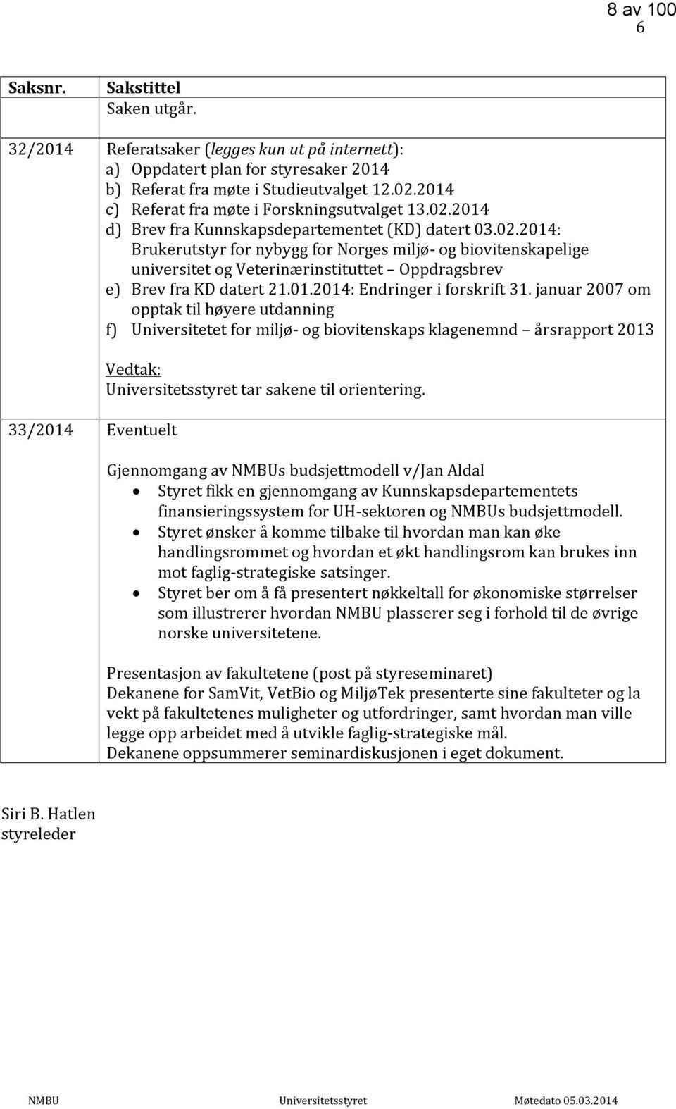 01.2014: Endringer i forskrift 31.