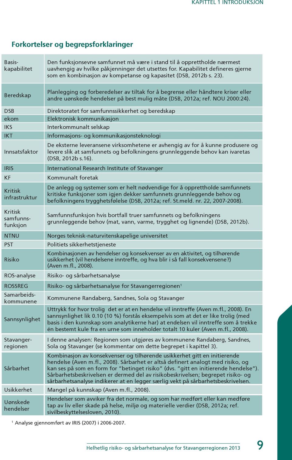 Beredskap DSB ekom IKS IKT Innsatsfaktor IRIS KF Kritisk infrastruktur Kritisk samfunnsfunksjon NTNU PST Risiko ROS-analyse Planlegging og forberedelser av tiltak for å begrense eller håndtere kriser