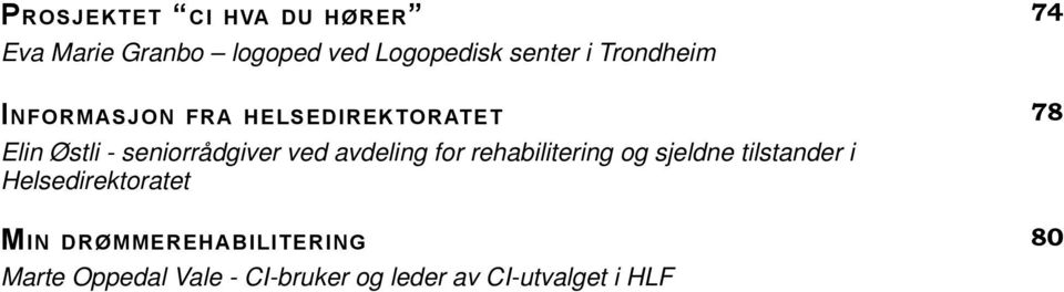 avdeling for rehabilitering og sjeldne tilstander i Helsedirektoratet Min