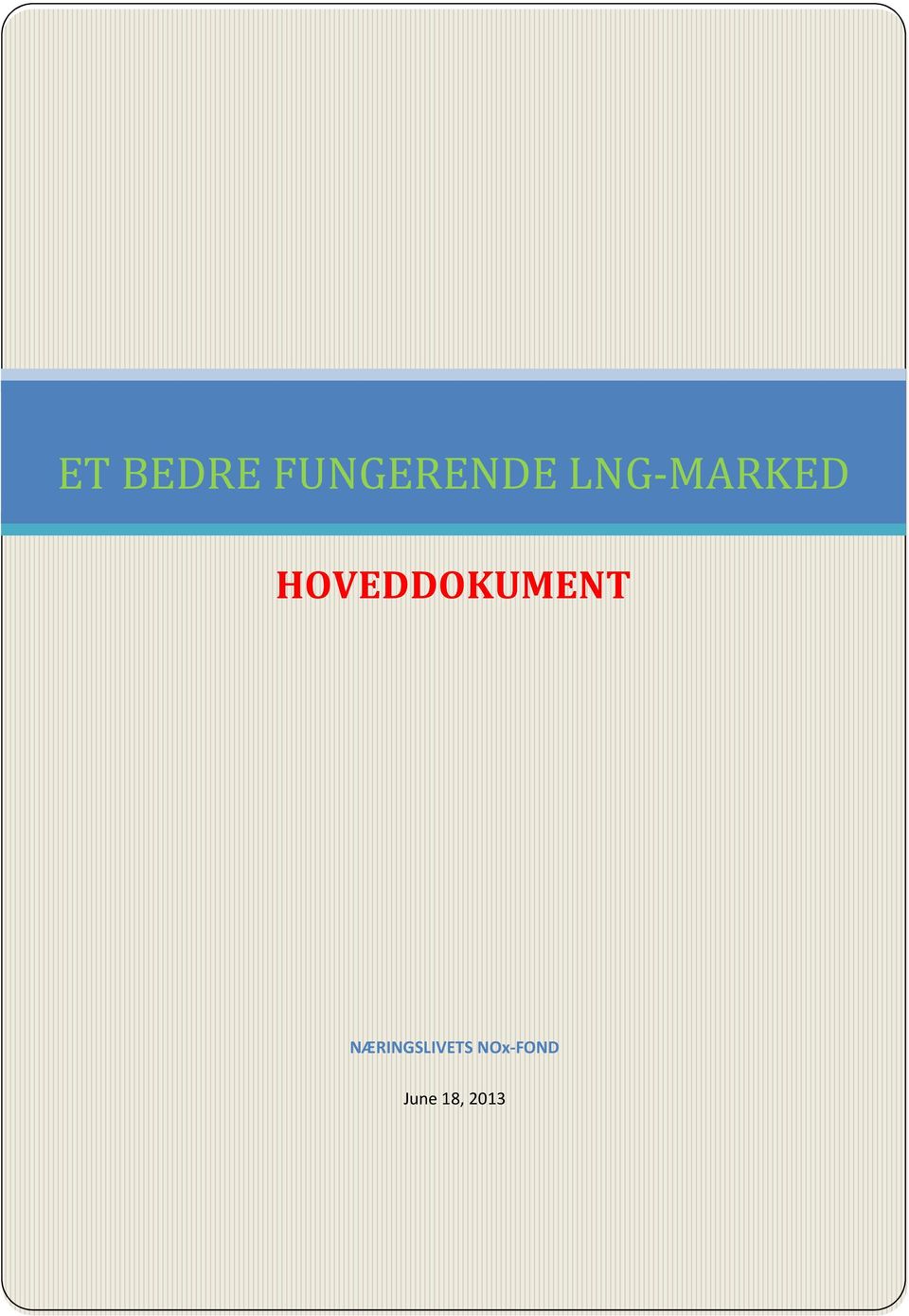 HOVEDDOKUMENT