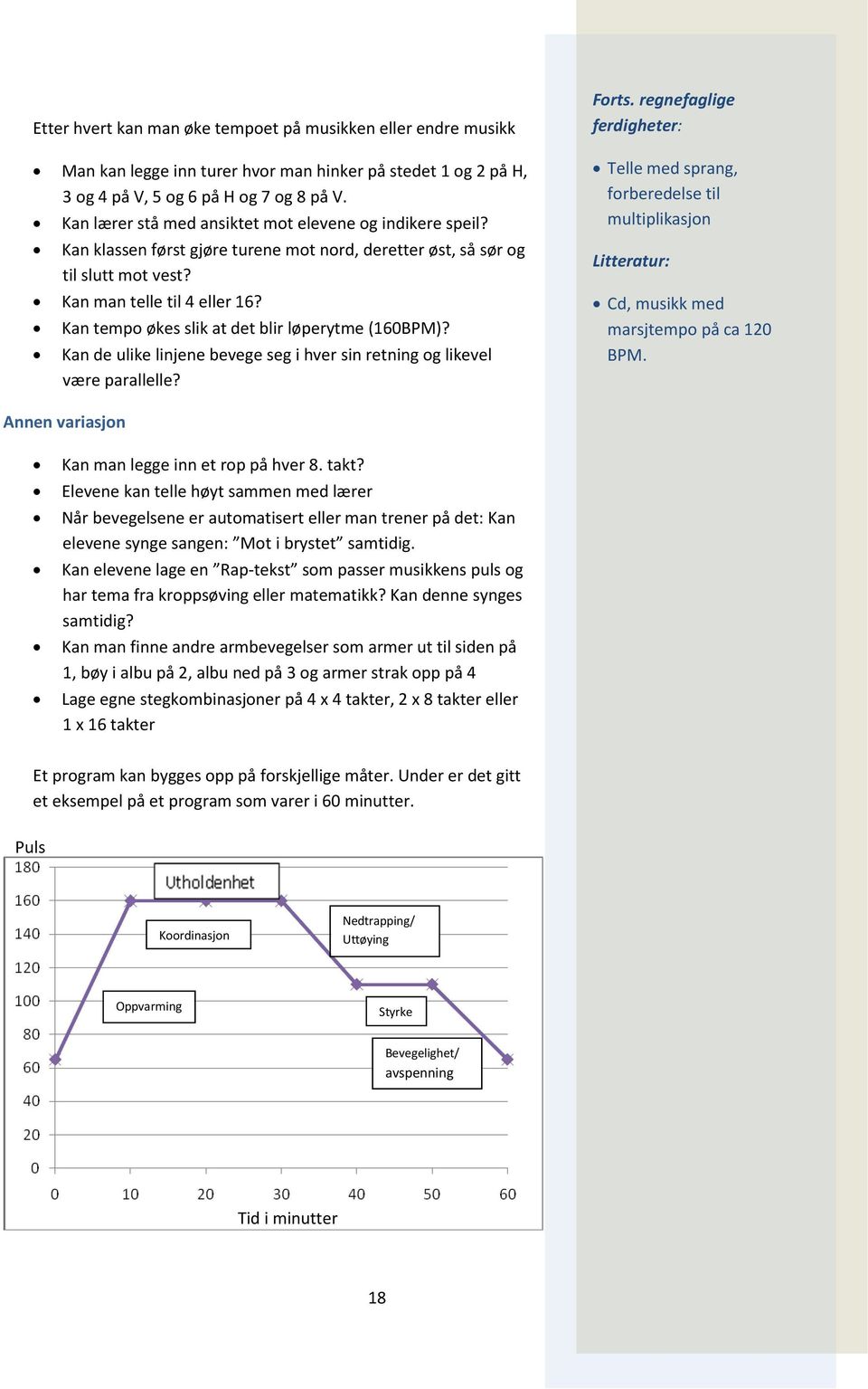 Kan tempo økes slik at det blir løperytme (160BPM)? Kan de ulike linjene bevege seg i hver sin retning og likevel være parallelle? Forts.